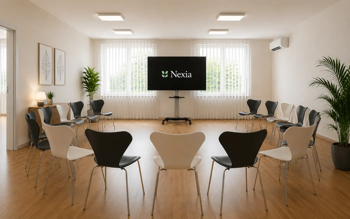 Nexia sala postavljena za predavanje